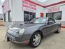 2003 Gray /Black Ford Thunderbird Deluxe (1FAHP60A13Y) with an 3.9L V8 DOHC 32V engine, 5-Speed Automatic Overdrive transmission, located at 503 West Court, Seguin, TX, 78155, (830) 379-3373, 29.568621, -97.969803 - 2003 Ford Thunderbird Deluxe with a 3.9L V8 DOHC 32V, Automatic, Tilt, Cruise, AM/FM/CD Stereo, Power Windows and Locks, Dual Climate Control, Power Convertible Top, Automatic Headlights, Removeable Hard Top and Hard Top Storage Cart, Alloy Wheels and more!!- Photo#0