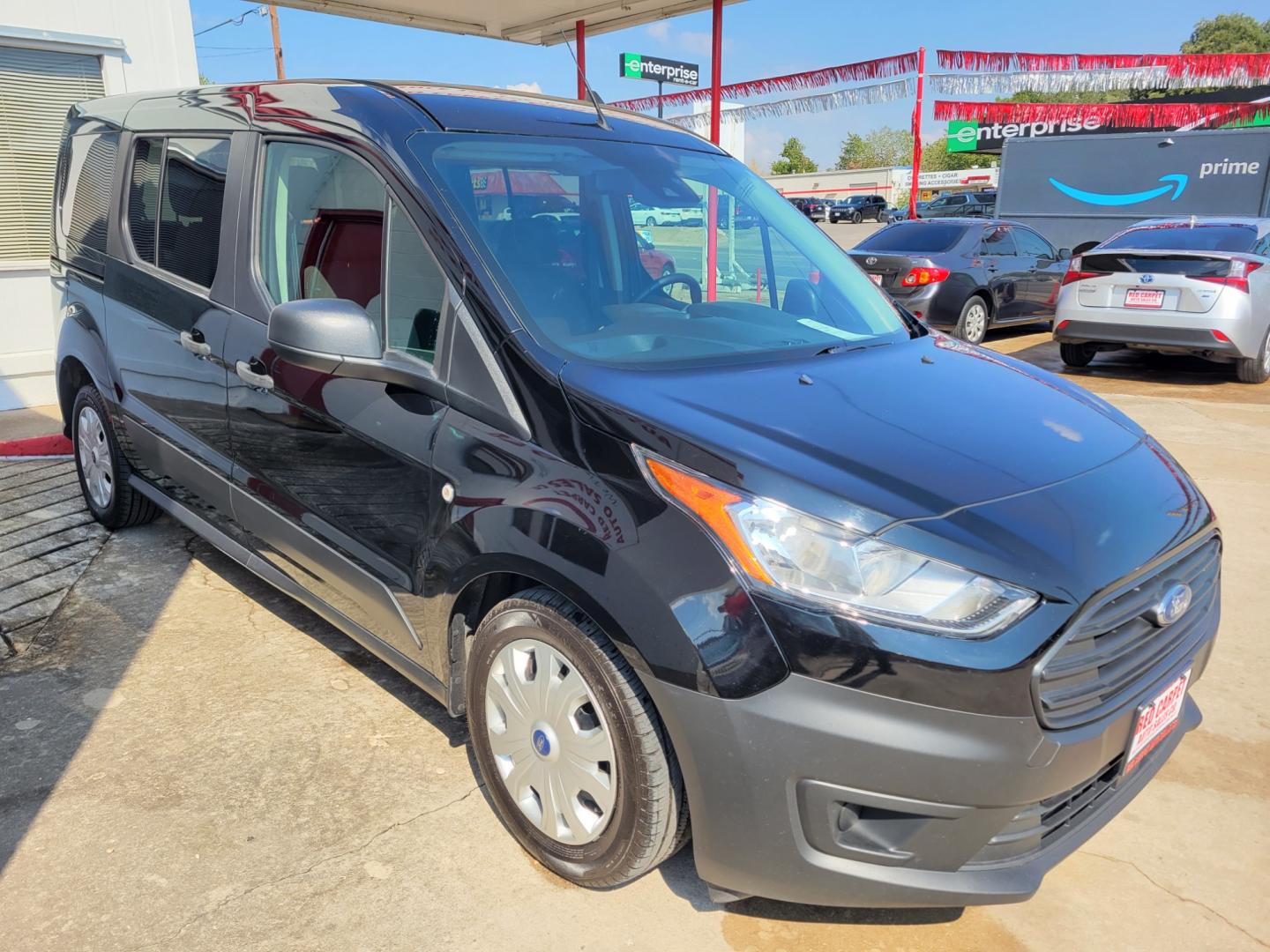 2020 Black /BLACK Ford Transit Connect Wagon XL w/Rear Liftgate LWB (NM0GE9E23L1) with an 2.5L L4 DOHC 16V engine, 6A transmission, located at 503 West Court, Seguin, TX, 78155, (830) 379-3373, 29.568621, -97.969803 - Photo#1
