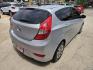 2015 SILVER Hyundai Accent GS 5-Door 6A (KMHCT5AE0FU) with an 1.6L L4 DOHC 16V engine, 6-Speed Automatic transmission, located at 503 West Court, Seguin, TX, 78155, (830) 379-3373, 29.568621, -97.969803 - 2015 Hyundai Accent GS 5-Door 6A with a 1.6L L4 DOHC 16V, Automatic, Tilt, Cruise, AM/FM/CD/AUX Stereo, Power Windows, Locks and Side Mirrors, Tinted Windows, Rear Wiper, Rear Defroster and more!! - Photo#2