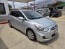 2015 SILVER Hyundai Accent GS 5-Door 6A (KMHCT5AE0FU) with an 1.6L L4 DOHC 16V engine, 6-Speed Automatic transmission, located at 503 West Court, Seguin, TX, 78155, (830) 379-3373, 29.568621, -97.969803 - 2015 Hyundai Accent GS 5-Door 6A with a 1.6L L4 DOHC 16V, Automatic, Tilt, Cruise, AM/FM/CD/AUX Stereo, Power Windows, Locks and Side Mirrors, Tinted Windows, Rear Wiper, Rear Defroster and more!! - Photo#1