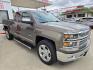 2014 PEWTER Chevrolet Silverado 1500 1LZ Double Cab 2WD (1GCRCSEC6EZ) with an 5.3L V8 OHV 16V engine, 6-Speed Automatic transmission, located at 503 West Court, Seguin, TX, 78155, (830) 379-3373, 29.568621, -97.969803 - 2014 Chevrolet Silverado 1500 1LZ Double Cab 2WD with a 5.3L V8 OHV 16V, Automatic, Tilt, Cruise, AM/FM/CD/AUX Touchscreen Stereo, Power Windows, Locks, Seat and Side Mirrors, Bluetooth, Leather Seating, Heated and Cooled Seats, Dual Climate Control, Tinted Windows, Alloy Wheels, Running Boards, Tow - Photo#1