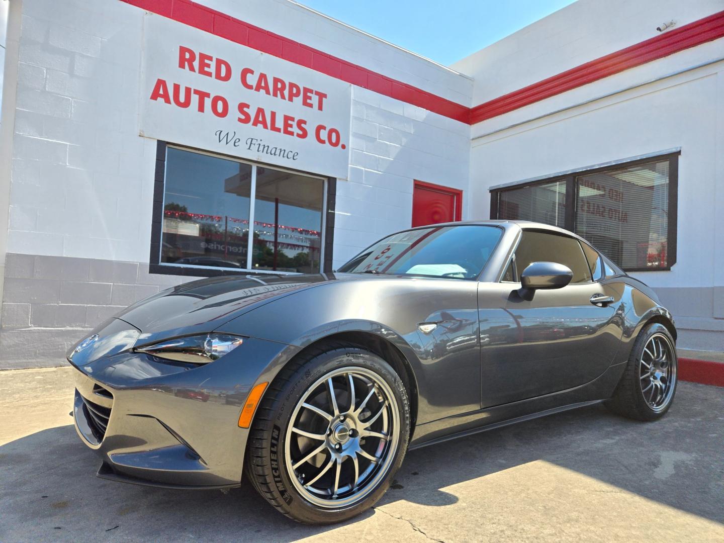 2017 Mazda MX-5 Miata RF Grand Touring 6MT (JM1NDAM75H0) with an 2.0L L4 DOHC 16V engine, 6M transmission, located at 503 West Court, Seguin, TX, 78155, (830) 379-3373, 29.568621, -97.969803 - Photo#0