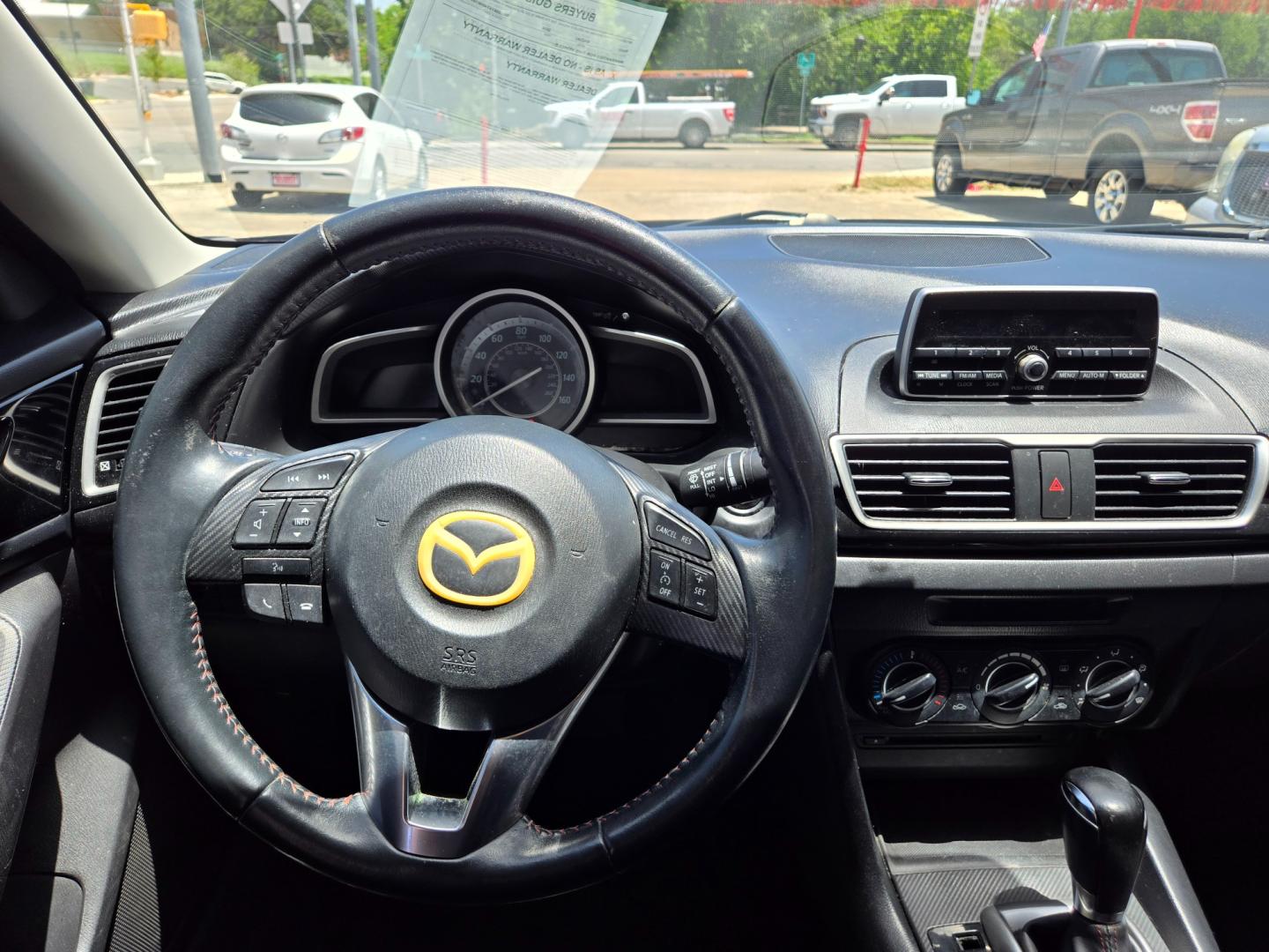 2014 Black /BLACK Mazda MAZDA3 (3MZBM1V74EM) with an 2.0L l4 F DOHC 16V engine, Automatic transmission, located at 503 West Court, Seguin, TX, 78155, (830) 379-3373, 29.568621, -97.969803 - Photo#5