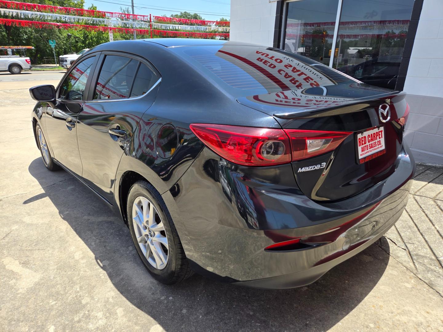 2014 Black /BLACK Mazda MAZDA3 (3MZBM1V74EM) with an 2.0L l4 F DOHC 16V engine, Automatic transmission, located at 503 West Court, Seguin, TX, 78155, (830) 379-3373, 29.568621, -97.969803 - Photo#3