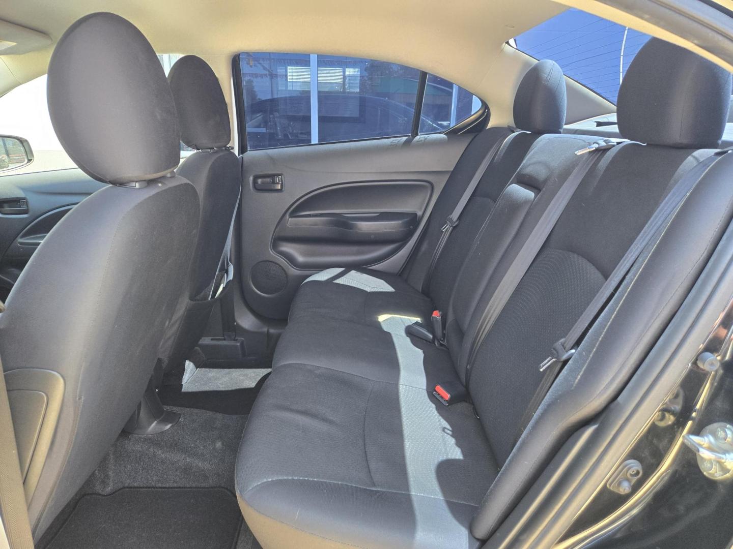 2017 Black Mitsubishi Mirage G4 SE 5M (ML32F3FJXHH) with an 1.2L L3 DOHC engine, Automatic transmission, located at 503 West Court, Seguin, TX, 78155, (830) 379-3373, 29.568621, -97.969803 - Photo#6