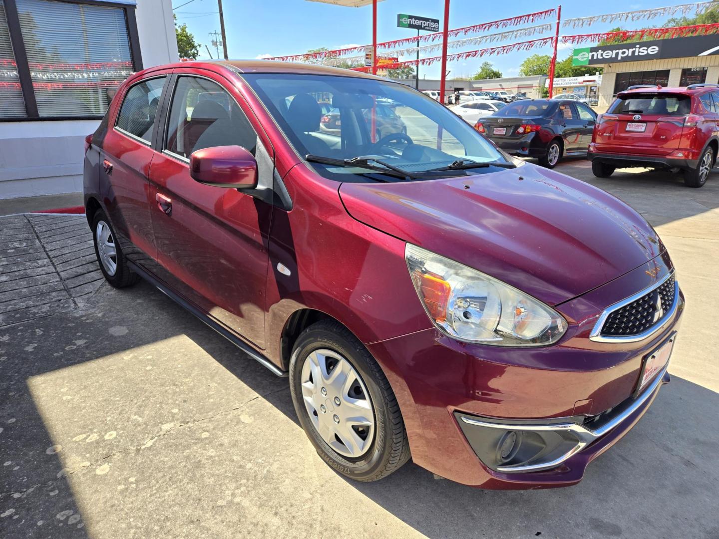 2018 Mitsubishi Mirage ES (ML32A3HJ6JH) with an 1.2L L3 DOHC engine, Automatic transmission, located at 503 West Court, Seguin, TX, 78155, (830) 379-3373, 29.568621, -97.969803 - 2018 Mitsubishi Mirage ES with a 1.2L L3 DOHC, Automatic, Tilt, AM/FM Touchscreen Stereo, Power Windows, Locks and Side Mirrors, Bluetooth, Tinted Windows, Backup Camera, Rear Wiper, Rear Defroster and more!! - Photo#1