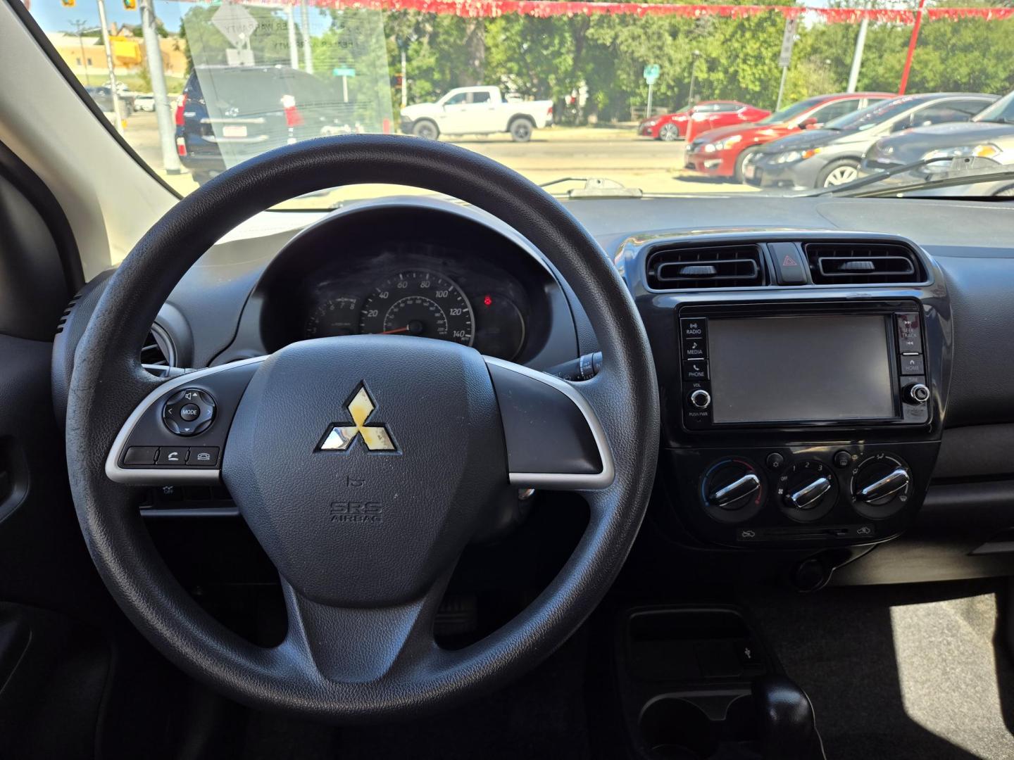 2018 Mitsubishi Mirage ES (ML32A3HJ6JH) with an 1.2L L3 DOHC engine, Automatic transmission, located at 503 West Court, Seguin, TX, 78155, (830) 379-3373, 29.568621, -97.969803 - 2018 Mitsubishi Mirage ES with a 1.2L L3 DOHC, Automatic, Tilt, AM/FM Touchscreen Stereo, Power Windows, Locks and Side Mirrors, Bluetooth, Tinted Windows, Backup Camera, Rear Wiper, Rear Defroster and more!! - Photo#4
