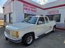 1992 WHITE GMC Sierra C/K 1500 Club Coupe 8-ft. Bed 2WD (2GDEC19KXN1) with an 5.7L V8 OHV 16V engine, Automatic transmission, located at 503 West Court, Seguin, TX, 78155, (830) 379-3373, 29.568621, -97.969803 - 1992 GMC Sierra C/K 1500 Club Coupe 8-ft. Bed 2WD with a 5.7L V8 OHV 16V, Automatic, Tilt, AM/FM/CD/AUX Stereo, Power Windows and Locks, Alloy Wheels, Running Boards and more!! Still needs restoration work, where are the Weekend Warriors at? - Photo#0