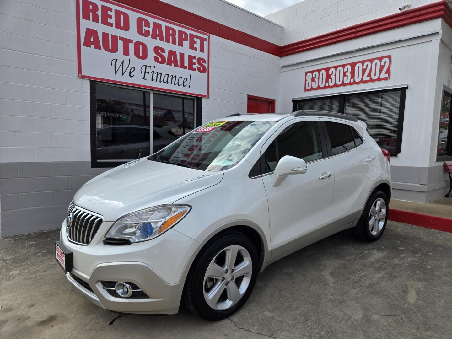 2015 Buick Encore Convenience FWD (KL4CJBSB9FB) with an 1.4L L4 DOHC 16V TURBO engine, 6-Speed Automatic transmission, located at 503 West Court, Seguin, TX, 78155, (830) 379-3373, 29.568621, -97.969803 - Photo#0