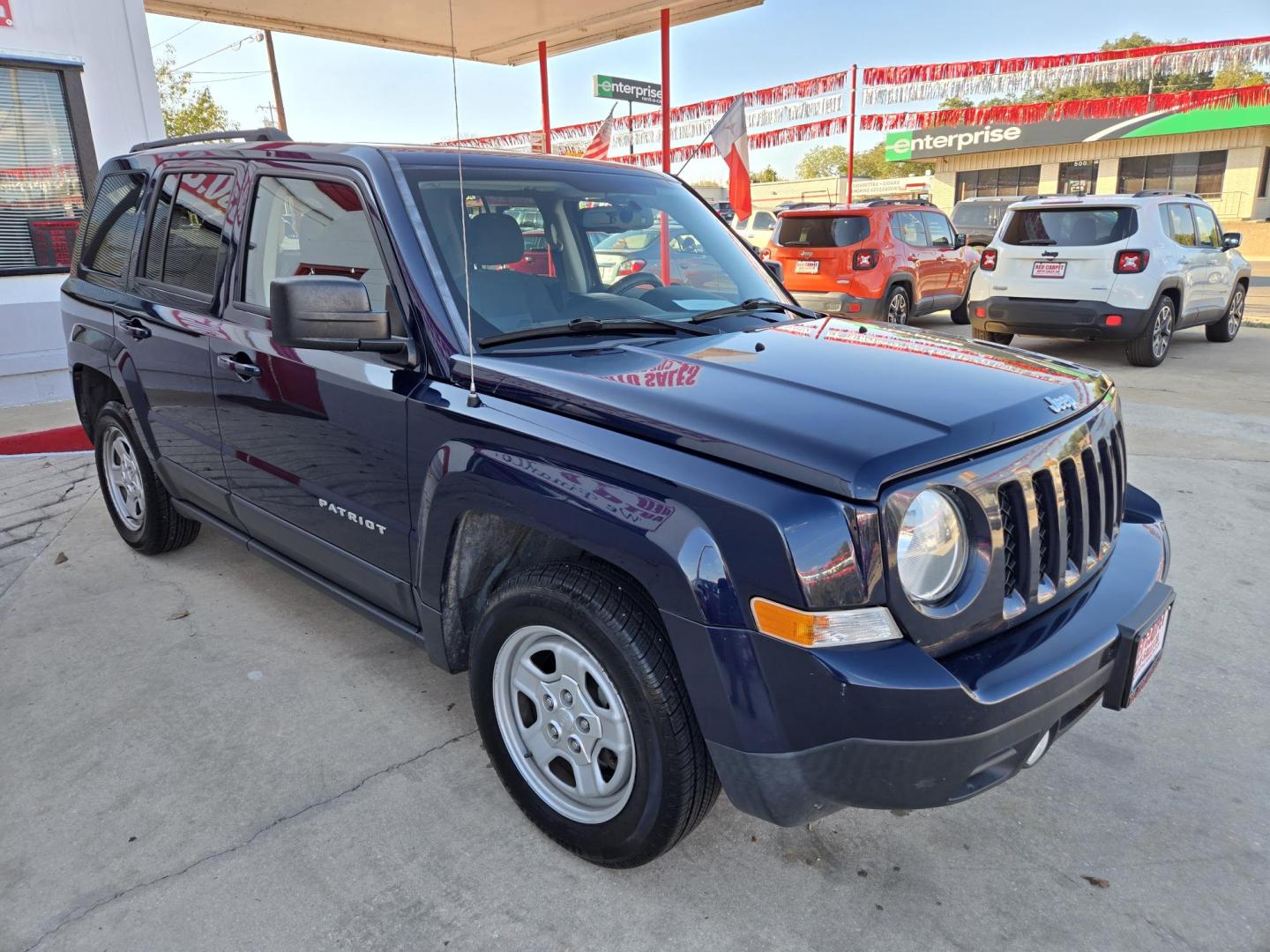 2016 Blue Jeep Patriot Sport 2WD (1C4NJPBA2GD) with an 2.0L L4 DOHC 16V engine, Automatic transmission, located at 503 West Court, Seguin, TX, 78155, (830) 379-3373, 29.568621, -97.969803 - 2016 Jeep Patriot Sport 2WD with a 2.0L L4 DOHC 16V, Automatic, Tilt, Cruise, AM/FM/AUX Stereo, Power Windows, Locks and Side Mirrors, Tinted Windows, Alloy Wheels, Rear Wiper, Rear Defroster and more!! - Photo#1