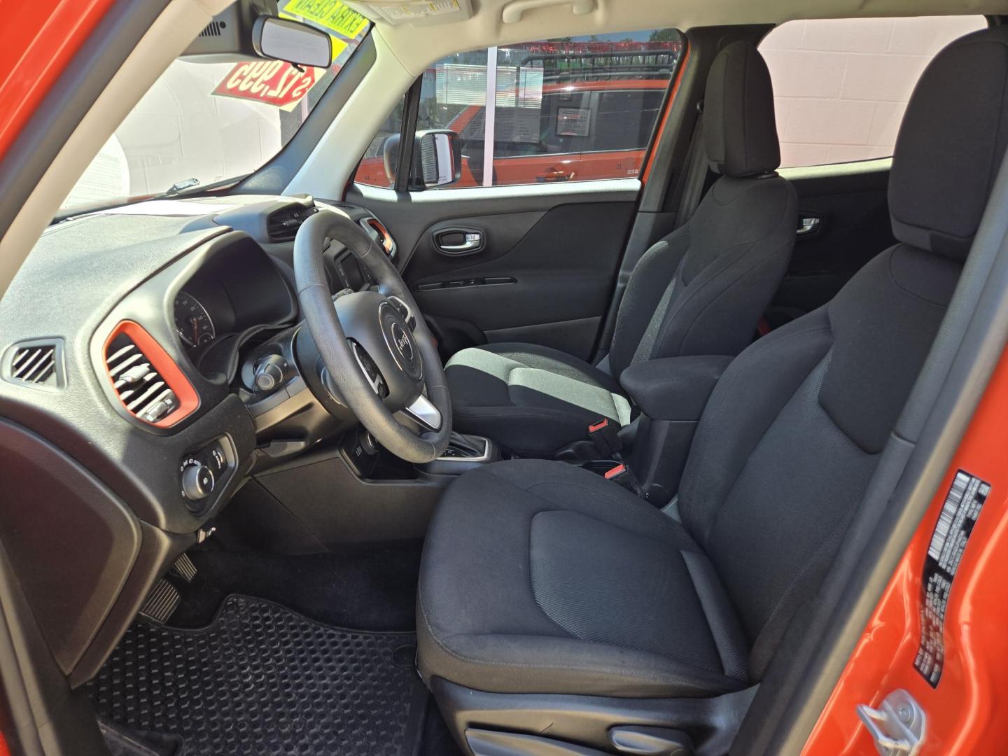 2018 Orange Jeep Renegade Sport 4WD (ZACCJBAB5JP) with an 2.4L L4 DOHC 16V engine, Automatic transmission, located at 503 West Court, Seguin, TX, 78155, (830) 379-3373, 29.568621, -97.969803 - Photo#4