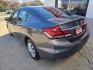 2015 GRAY Honda Civic LX Sedan CVT (19XFB2F54FE) with an 1.8L L4 SOHC 16V engine, Automatic transmission, located at 503 West Court, Seguin, TX, 78155, (830) 379-3373, 29.568621, -97.969803 - 2015 Honda Civic LX Sedan with a 1.8L L4 SOHC 16V, Automatic, Tilt, Cruise, AM/FM/CD/AUX Stereo, Power Windows, Locks and Side Mirrors, Bluetooth, Backup Camera, Tinted Windows, Rear Defroster and more!! - Photo#3