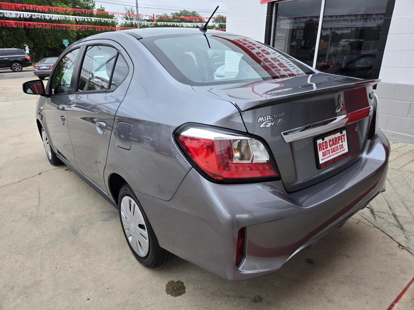 2023 SILVER Mitsubishi Mirage G4 ES (ML32FUFJ9PH) with an 1.2L L3 DOHC engine, CVT transmission, located at 503 West Court, Seguin, TX, 78155, (830) 379-3373, 29.568621, -97.969803 - 2023 Mitsubishi Mirage G4 ES with a 1.2L L3 DOHC, Automatic, Tilt, Cruise, AM/FM Touchscreen Stereo, Power Windows, Locks and Side Mirrors, Bluetooth, Backup Camera and more!! - Photo#3