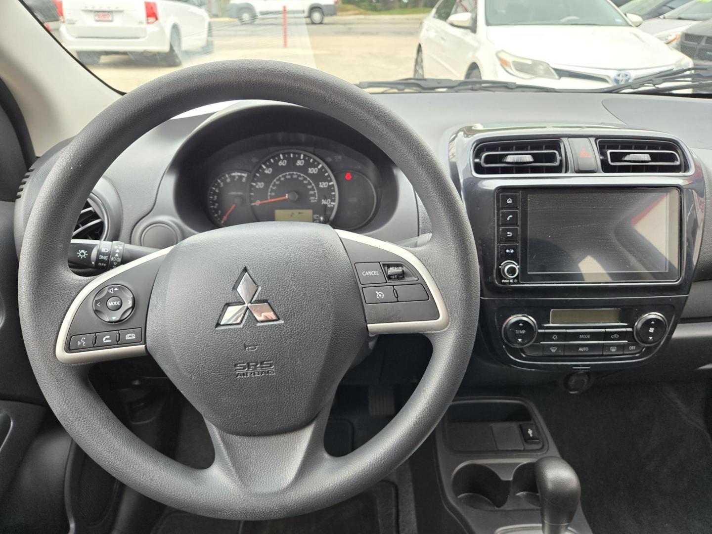 2023 SILVER Mitsubishi Mirage G4 ES (ML32FUFJ9PH) with an 1.2L L3 DOHC engine, CVT transmission, located at 503 West Court, Seguin, TX, 78155, (830) 379-3373, 29.568621, -97.969803 - 2023 Mitsubishi Mirage G4 ES with a 1.2L L3 DOHC, Automatic, Tilt, Cruise, AM/FM Touchscreen Stereo, Power Windows, Locks and Side Mirrors, Bluetooth, Backup Camera and more!! - Photo#5