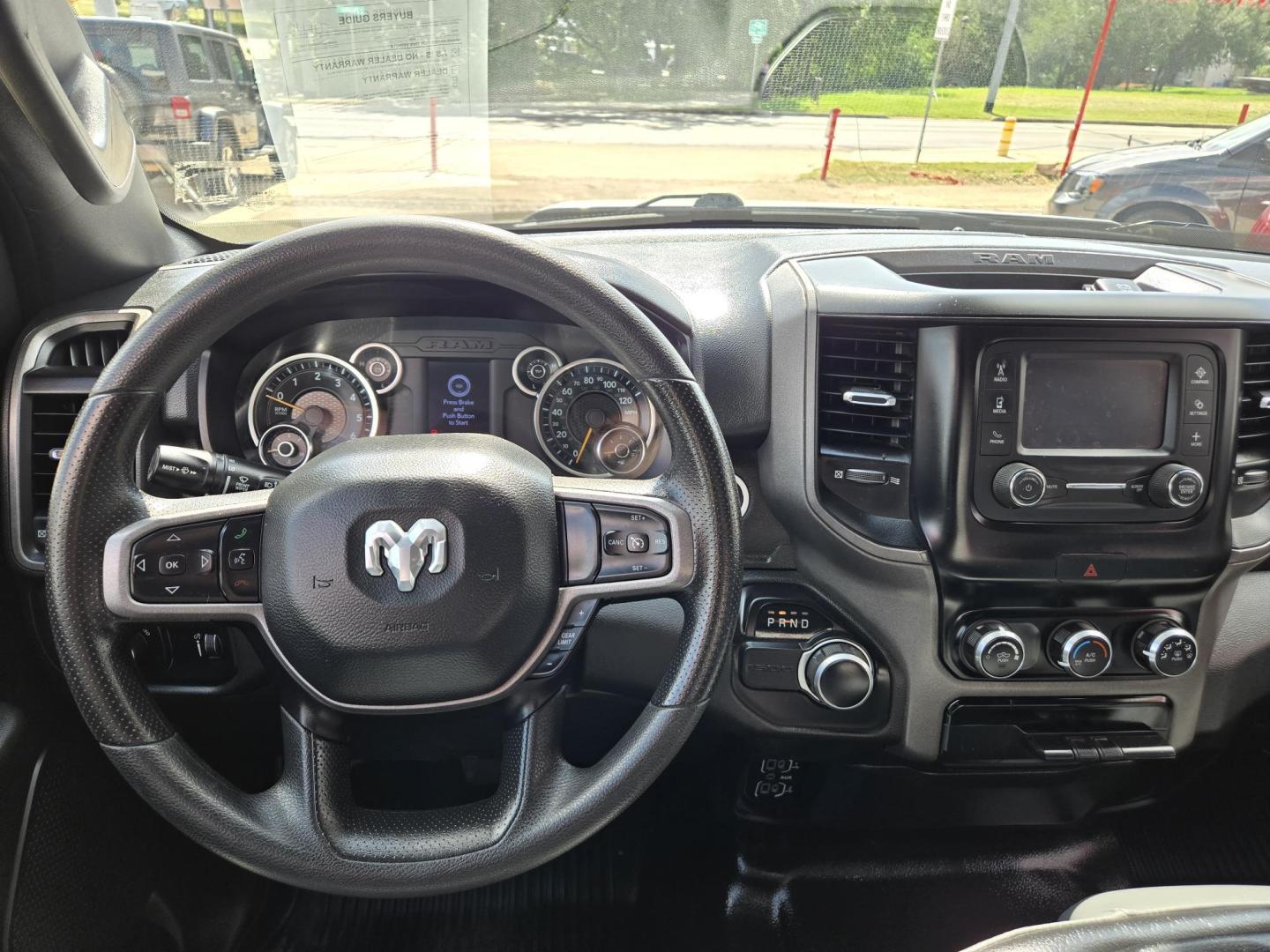 2022 WHITE RAM 1500 Tradesman Quad Cab 2WD (1C6RRECTXNN) with an 3.6L V6 FFV engine, 8A transmission, located at 503 West Court, Seguin, TX, 78155, (830) 379-3373, 29.568621, -97.969803 - 2022 RAM 1500 Tradesman Quad Cab 2WD with a 3.6L V6 FFV, Automatic, Tilt, Cruise, AM/FM/AUX Touchscreen Stereo, Power Windows, Locks and Side Mirrors, Bluetooth, Front Bench Seating, Trailer Towing, Alloy Wheels and more!! - Photo#5