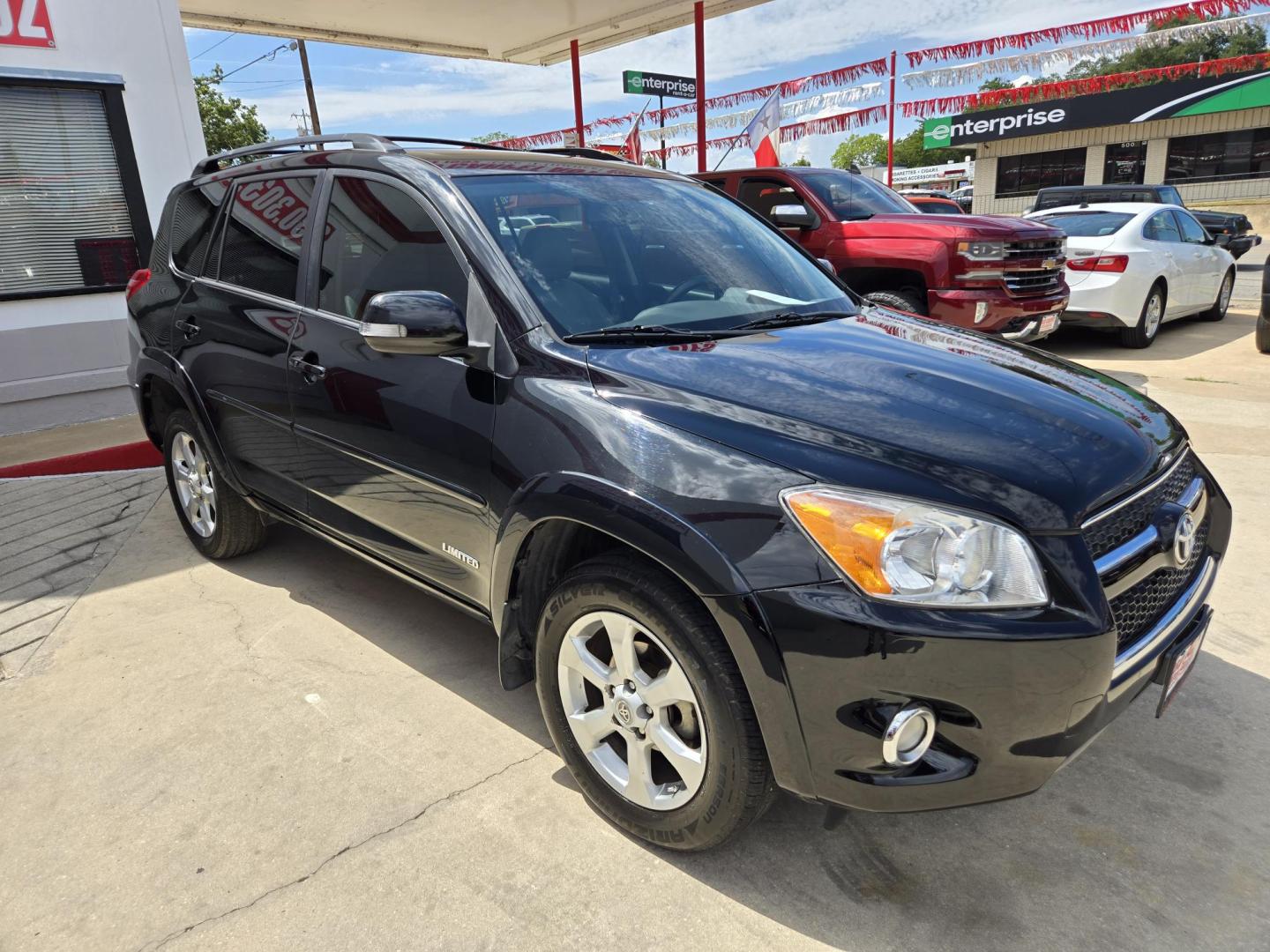 2010 Black Toyota RAV4 Limited I4 2WD (2T3YF4DVXAW) with an 2.4L L4 DOHC 16V engine, 4-Speed Automatic transmission, located at 503 West Court, Seguin, TX, 78155, (830) 379-3373, 29.568621, -97.969803 - 2010 Toyota RAV4 Limited 2WD with a 2.4L L4 DOHC 16V, Automatic, Tilt, Cruise, AM/FM/CD/AUX Stereo, Power Windows, Locks, Seat and Side Mirrors, Bluetooth, Dual Climate Control, Power Sunroof, Heated Seats, Alloy Wheels, Automatic Headlights, Rear Wiper, Rear Defroster and more!! - Photo#1