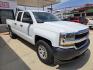 2019 WHITE Chevrolet Silverado 1500 Work Truck Double Cab 4WD (2GCVKNEC7K1) with an 5.3L V8 OHV 16V engine, 6A transmission, located at 503 West Court, Seguin, TX, 78155, (830) 379-3373, 29.568621, -97.969803 - 2019 Chevrolet Silverado 1500 Work Truck Double Cab 4WD with a 5.3L V8 OHV 16V, Automatic, Tilt, Cruise, AM/FM Touchscreen Stereo, Power Windows, Locks and Side Mirrors, Bluetooth, Automatic Headlights, Headache Rack, Onstar Capability, Trailer Towing, Backup Camera, Alloy Wheels and more!! - Photo#1
