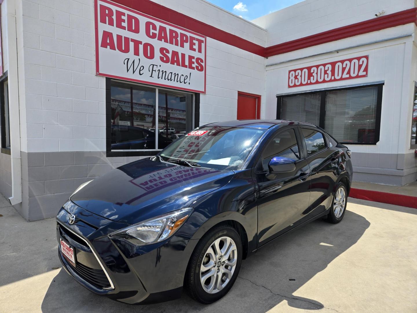 2017 BLUE Toyota Yaris iA (3MYDLBYV0HY) with an 1.5L L4 DOHC 16V engine, Automatic transmission, located at 503 West Court, Seguin, TX, 78155, (830) 379-3373, 29.568621, -97.969803 - 2017 Toyota Yaris iA with a 1.5L L4 DOHC 16V, Automatic, Tilt, Cruise, AM/FM/AUX Stereo, Power Windows, Locks and Side Mirrors, Bluetooth, Tinted Windows, Alloy Wheels, Backup Camera, Rear Defroster and more!! - Photo#0