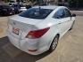 2015 WHITE Hyundai Accent GLS 4-Door 6A (KMHCT4AE7FU) with an 1.6L L4 DOHC 16V engine, 6-Speed Automatic transmission, located at 503 West Court, Seguin, TX, 78155, (830) 379-3373, 29.568621, -97.969803 - 2015 Hyundai Accent GLS with a 1.6L L4 DOHC 16V, Automatic, Tilt, Cruise, AM/FM/CD Stereo, Power Windows, Locks and Side Mirrors, Rear Defroster and more!! - Photo#2