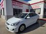 2015 WHITE Hyundai Accent GLS 4-Door 6A (KMHCT4AE7FU) with an 1.6L L4 DOHC 16V engine, 6-Speed Automatic transmission, located at 503 West Court, Seguin, TX, 78155, (830) 379-3373, 29.568621, -97.969803 - 2015 Hyundai Accent GLS with a 1.6L L4 DOHC 16V, Automatic, Tilt, Cruise, AM/FM/CD Stereo, Power Windows, Locks and Side Mirrors, Rear Defroster and more!! - Photo#0