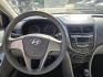 2015 WHITE Hyundai Accent GLS 4-Door 6A (KMHCT4AE7FU) with an 1.6L L4 DOHC 16V engine, 6-Speed Automatic transmission, located at 503 West Court, Seguin, TX, 78155, (830) 379-3373, 29.568621, -97.969803 - 2015 Hyundai Accent GLS with a 1.6L L4 DOHC 16V, Automatic, Tilt, Cruise, AM/FM/CD Stereo, Power Windows, Locks and Side Mirrors, Rear Defroster and more!! - Photo#5