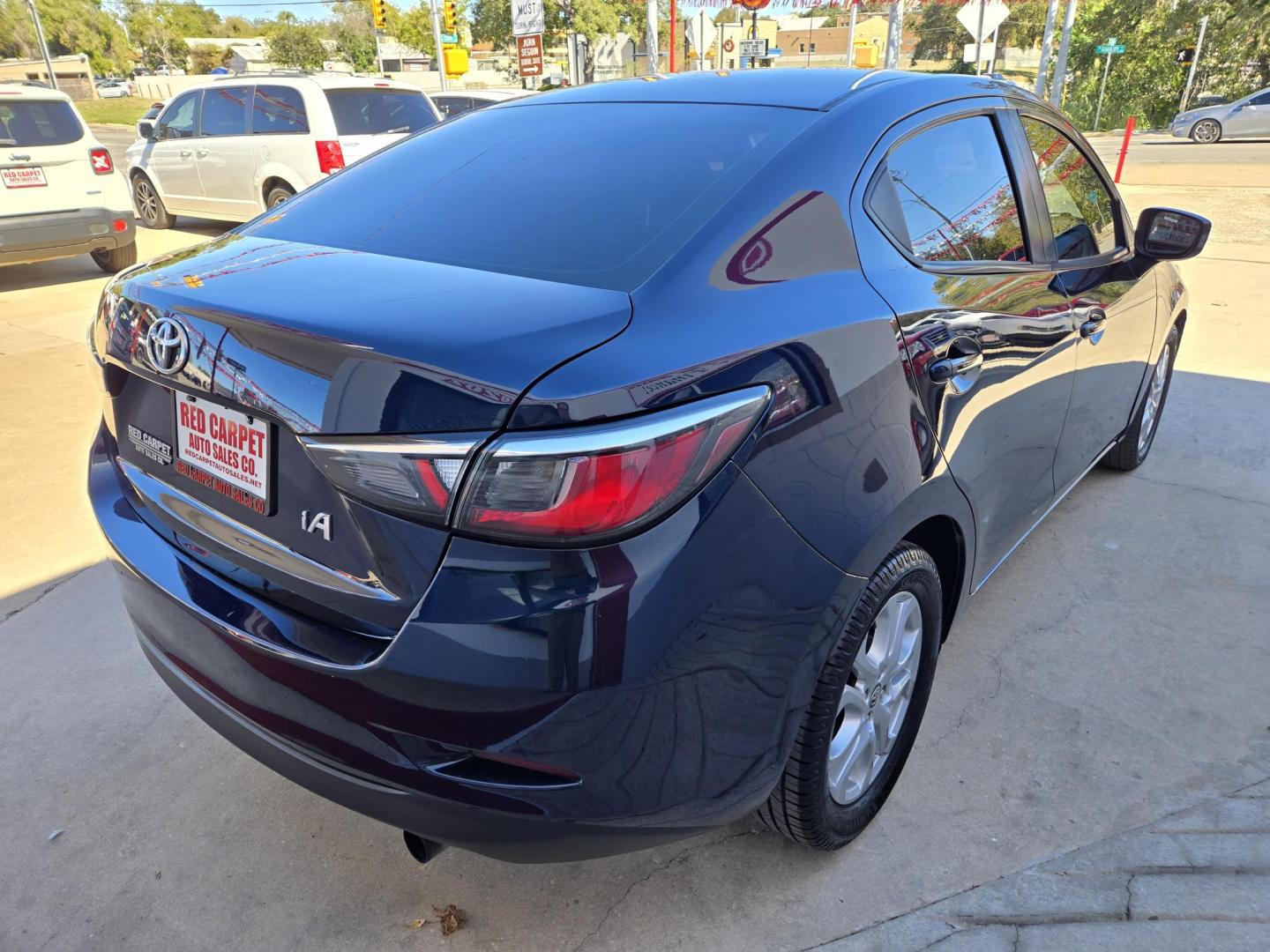 2018 Blue Toyota Yaris iA 6A (3MYDLBYV9JY) with an 1.5L L4 DOHC 16V engine, Automatic transmission, located at 503 West Court, Seguin, TX, 78155, (830) 379-3373, 29.568621, -97.969803 - 2018 Toyota Yaris iA with a 1.5L L4 DOHC 16V, Automatic, Tilt, Cruise, AM/FM Stereo, Power Windows, Locks and Side Mirrors, Bluetooth, Tinted Windows, Backup Camera, Alloy Wheels, Rear Defroster and more!! - Photo#2