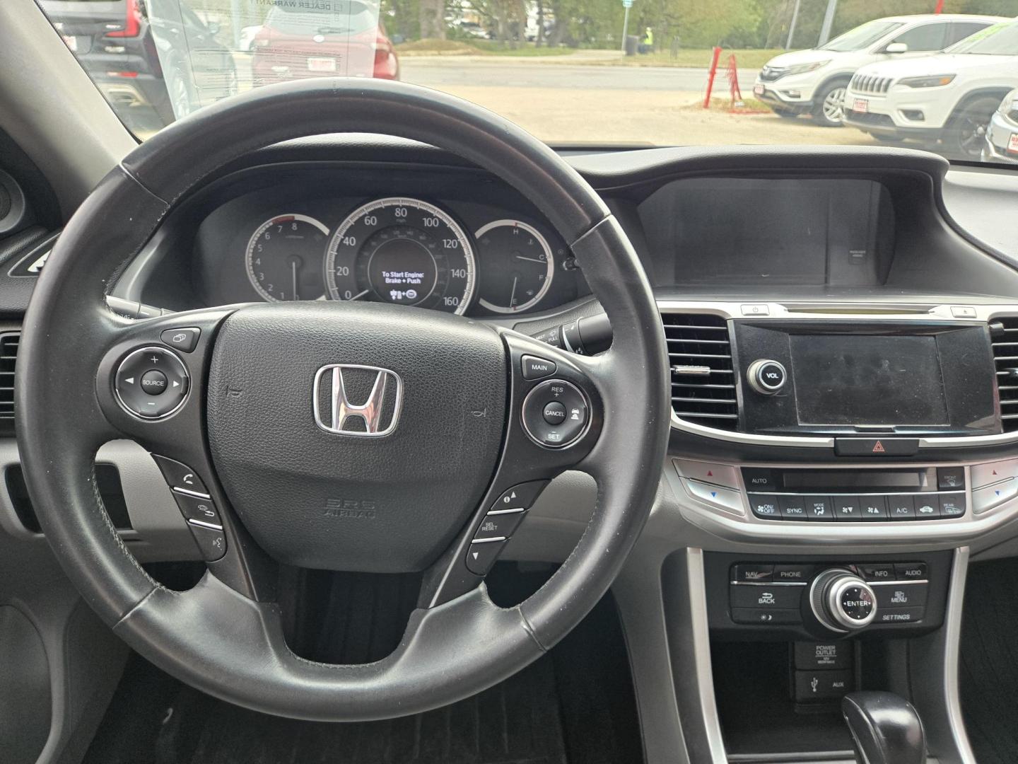 2015 GRAY Honda Accord Touring V6 Sedan (1HGCR3F98FA) with an 3.5L V6 SOHC 24V engine, 6-Speed Automatic transmission, located at 503 West Court, Seguin, TX, 78155, (830) 379-3373, 29.568621, -97.969803 - 2015 Honda Accord Touring with a 3.5L V6 SOHC 24V, Automatic, Tilt, Cruise, AM/FM/CD/AUX Touchscreen Stereo, Power Windows, Locks, Seat and Side Mirrors, Bluetooth, Navigation System, Leather Seating, Dual Climate Control, Power Sunroof, Tinted Windows, Alloy Wheels, Backup Camera, Rear Defroster an - Photo#5