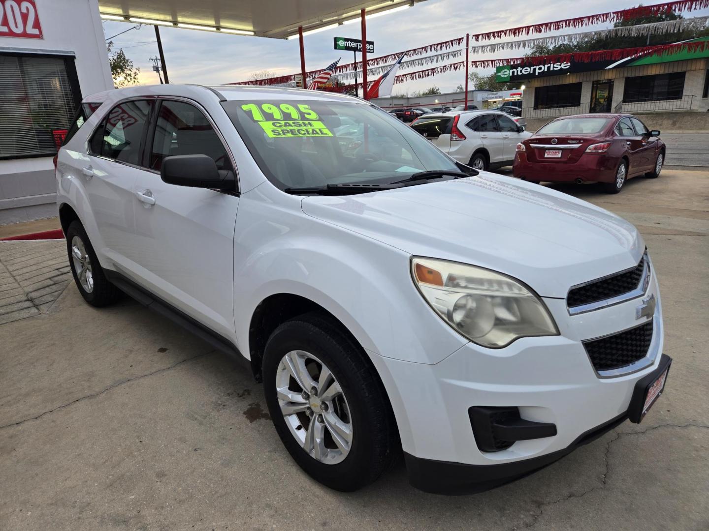2011 WHITE Chevrolet Equinox LS 2WD (2CNALBEC5B6) with an 2.4L L4 DOHC 16V engine, 6-Speed Automatic transmission, located at 503 West Court, Seguin, TX, 78155, (830) 379-3373, 29.568621, -97.969803 - *Cash Special* 2011 Chevrolet Equinox LS 2WD with a 2.4L L4 DOHC 16V, Automatic, Tilt, Cruise, AM/FM/CD Stereo, Power Windows Locks and Side Mirrors, Bluetooth, Automatic Headlights, Onstar Capability, Alloy Wheels, Rear Wiper, Rear Defroster and more!! - Photo#1