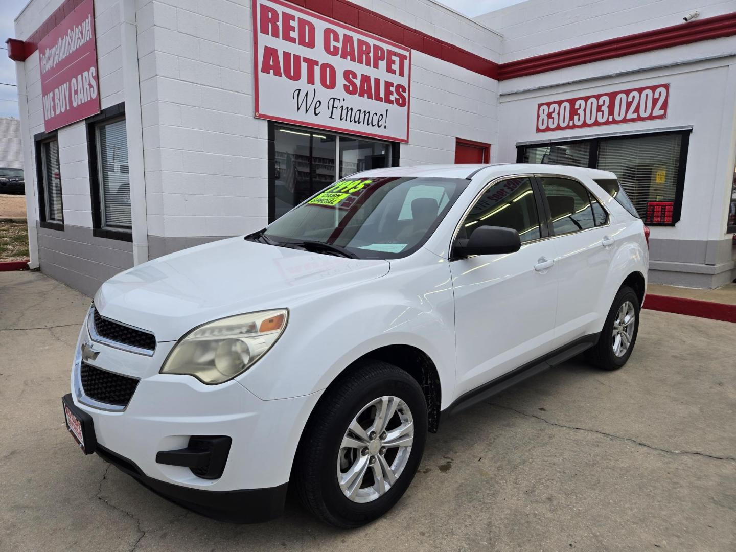 2011 WHITE Chevrolet Equinox LS 2WD (2CNALBEC5B6) with an 2.4L L4 DOHC 16V engine, 6-Speed Automatic transmission, located at 503 West Court, Seguin, TX, 78155, (830) 379-3373, 29.568621, -97.969803 - *Cash Special* 2011 Chevrolet Equinox LS 2WD with a 2.4L L4 DOHC 16V, Automatic, Tilt, Cruise, AM/FM/CD Stereo, Power Windows Locks and Side Mirrors, Bluetooth, Automatic Headlights, Onstar Capability, Alloy Wheels, Rear Wiper, Rear Defroster and more!! - Photo#0