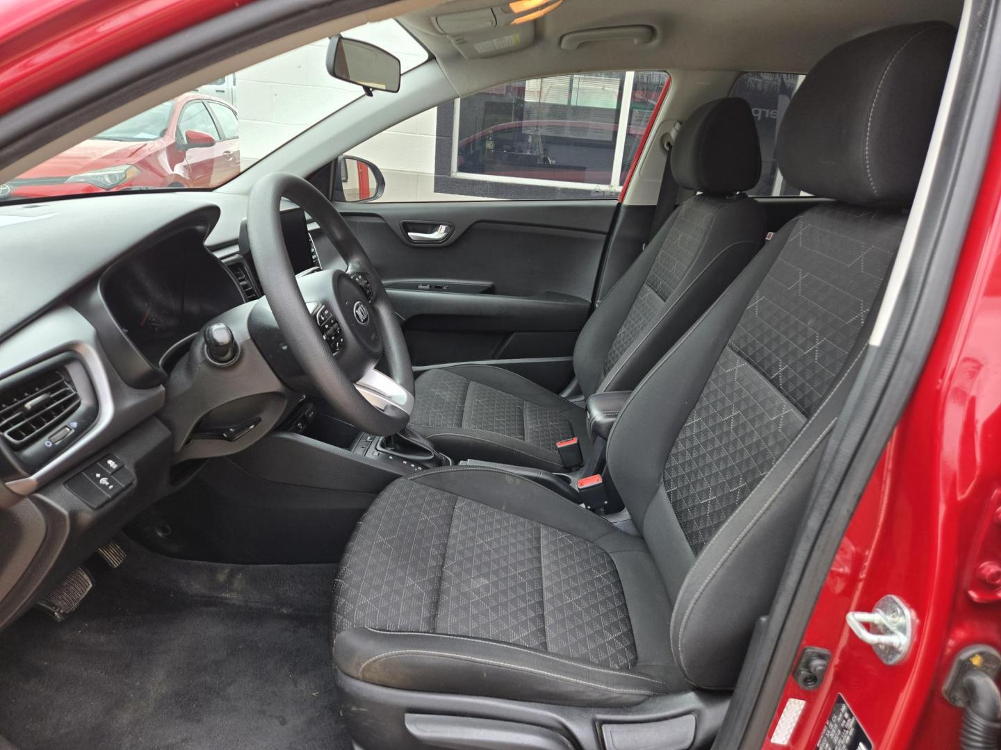 2021 Red Kia Rio5 S (3KPA25AD3ME) with an 1.6L L4 DOHC 16V engine, Automatic transmission, located at 503 West Court, Seguin, TX, 78155, (830) 379-3373, 29.568621, -97.969803 - 2021 Kia Rio5 S with a 1.6L L4 DOHC 16V, Automatic, Tilt, Cruise, AM/FM Touchscreen Stereo, Power Windows, Locks and Side Mirrors, Bluetooth, Tinted Windows, Automatic Headlights, Backup Camera, Rear Defroster and more!! - Photo#4