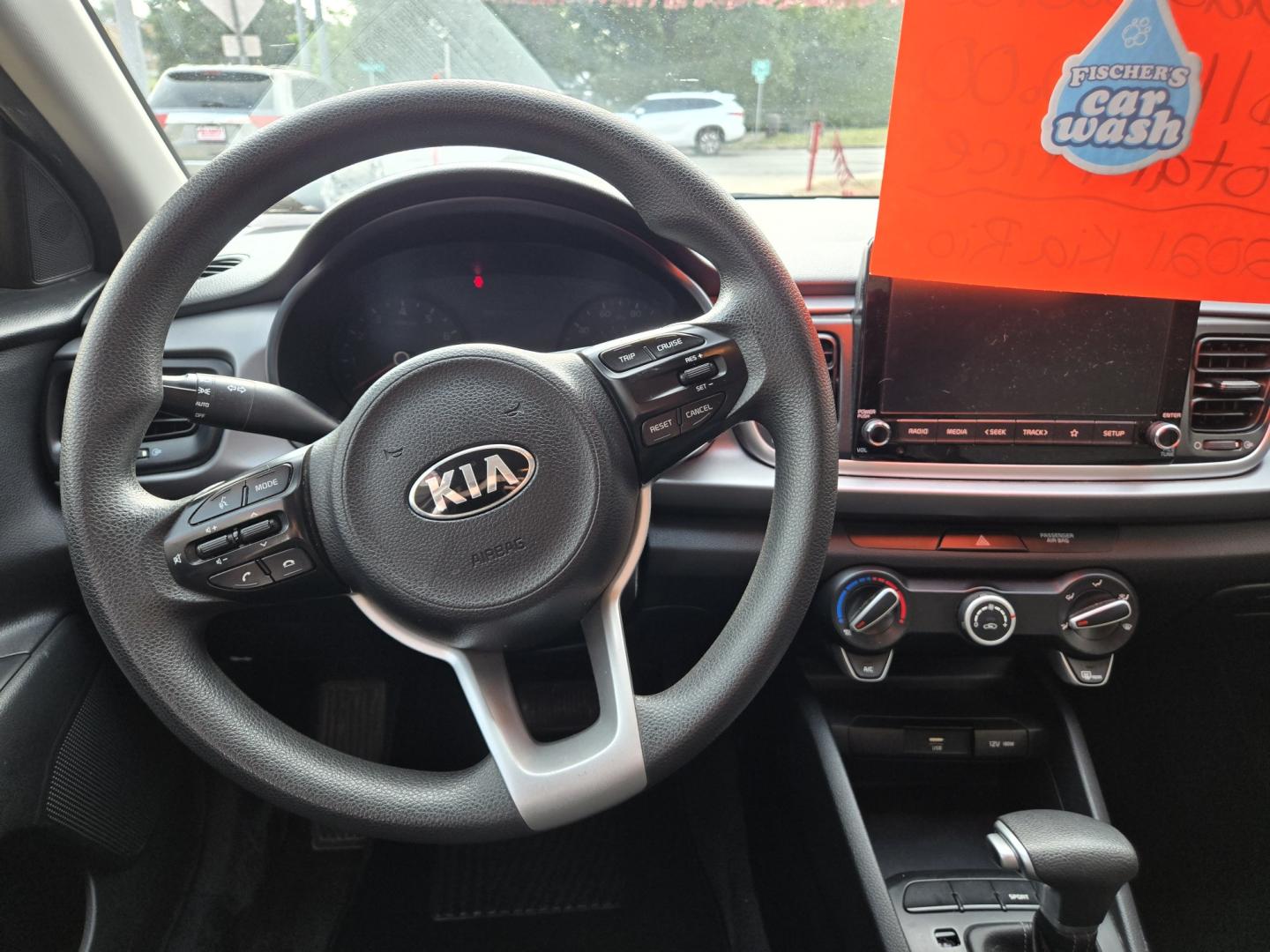 2021 Red Kia Rio5 S (3KPA25AD3ME) with an 1.6L L4 DOHC 16V engine, Automatic transmission, located at 503 West Court, Seguin, TX, 78155, (830) 379-3373, 29.568621, -97.969803- Photo#5