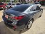 2014 GRAY Mazda Mazda6 i Sport AT (JM1GJ1U62E1) with an 2.5L L4 DOHC 16V engine, 6-Speed Automatic transmission, located at 503 West Court, Seguin, TX, 78155, (830) 379-3373, 29.568621, -97.969803 - 2014 Mazda Mazda6 i Sport AT with a 2.5L L4 DOHC 16V, Automatic, Tilt, Cruise, AM/FM/CD Touchscreen Stereo, Power Windows, Locks and Side Mirrors, Bluetooth, Backup Camera, Alloy Wheels, Rear Defroster and more!!- Photo#2