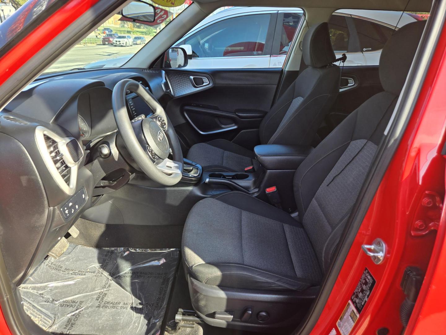 2021 Red Kia Soul LX CVT (KNDJ23AU2M7) with an 2.0L L4 DOHC 16V engine, Automatic transmission, located at 503 West Court, Seguin, TX, 78155, (830) 379-3373, 29.568621, -97.969803 - 2021 Kia Soul LX with a 2.0L L4 DOHC 16V, Automatic, Tilt, Cruise, AM/FM Touchscreen Stereo, Power Windows, Locks, Seat and Side Mirrors, Bluetooth, Backup Camera, Alloy Wheels, Rear Wiper, Rear Defroster and more!! *Merry Christmas inflatable not included, Get your own!* - Photo#4