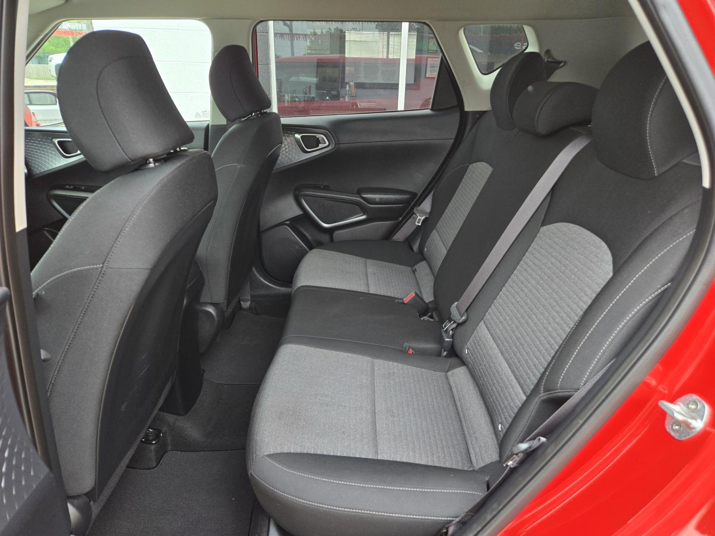 2021 Red Kia Soul LX CVT (KNDJ23AU2M7) with an 2.0L L4 DOHC 16V engine, Automatic transmission, located at 503 West Court, Seguin, TX, 78155, (830) 379-3373, 29.568621, -97.969803 - 2021 Kia Soul LX with a 2.0L L4 DOHC 16V, Automatic, Tilt, Cruise, AM/FM Touchscreen Stereo, Power Windows, Locks, Seat and Side Mirrors, Bluetooth, Backup Camera, Alloy Wheels, Rear Wiper, Rear Defroster and more!! *Merry Christmas inflatable not included, Get your own!* - Photo#6