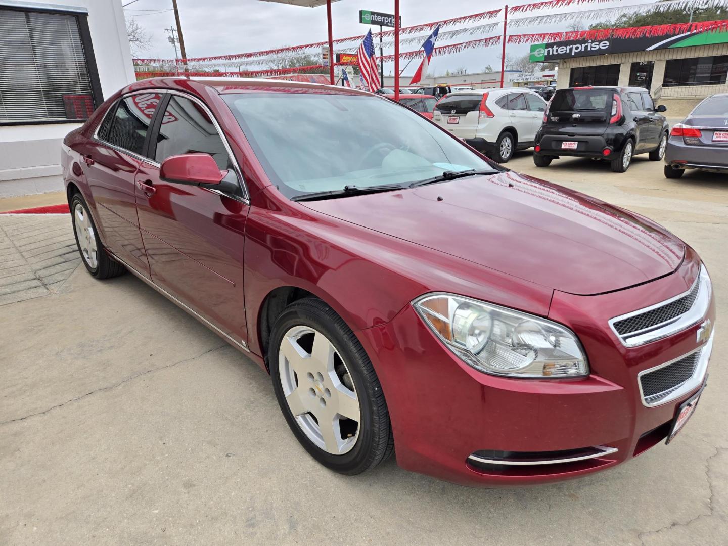2010 Red Chevrolet Malibu 2LT (1G1ZD5E73AF) with an 3.6L V6 DOHC 24V engine, 6-Speed Automatic transmission, located at 503 West Court, Seguin, TX, 78155, (830) 379-3373, 29.568621, -97.969803 - 2010 Chevrolet Malibu with a 3.6L V6 DOHC 24V, Automatic, Tilt, Cruise, AM/FM/CD/AUX Stereo, Power Windows, Locks, Seat and Side Mirrors, Bluetooth, Onstar Capability, Alloy Wheels, Rear Defroster and more!! - Photo#1