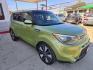 2015 GREEN Kia Soul ! (KNDJX3A57F7) with an 2.0L L4 DOHC 16V engine, 6-Speed Automatic transmission, located at 503 West Court, Seguin, TX, 78155, (830) 379-3373, 29.568621, -97.969803 - 2015 Kia Soul ! with a 2.0L L4 DOHC 16V, Automatic, Tilt, Cruise, AM/FM/AUX Touchscreen Stereo, Power Windows, Locks, Seat and Side Mirrors, Bluetooth, Navigation, Leather Seating, Heated and Cooled Seats, Alloy Wheels, Backup Camera, Rear Wiper, Rear Defroster and more!! - Photo#1