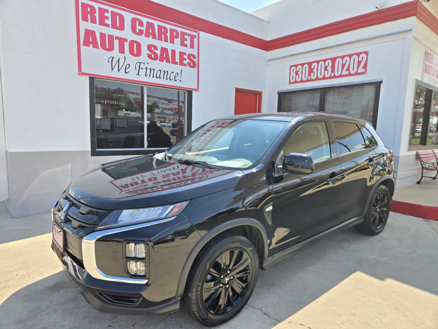 2021 Black Mitsubishi Outlander Sport 2.0 ES CVT (JA4APUAU1MU) with an 2.0L L4 DOHC 16V engine, Automatic transmission, located at 503 West Court, Seguin, TX, 78155, (830) 379-3373, 29.568621, -97.969803 - 2021 Mitsubishi Outlander Sport ES with a 2.0L L4 DOHC 16V, Automatic, Tilt, Cruise, AM/FM Stereo, Power Windows, Locks and Side Mirrors, Tinted Windows, Alloy Wheels, Backup Camera, Rear Wiper, Rear Defroster and more!! - Photo#0