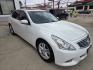2013 WHITE Infiniti G Sedan 37 Journey (JN1CV6AP8DM) with an 3.7L V6 DOHC 24V engine, 5-Speed Automatic transmission, located at 503 West Court, Seguin, TX, 78155, (830) 379-3373, 29.568621, -97.969803 - 2013 Infiniti G Sedan 37 Journey with a 3.7L V6 DOHC 24V, Automatic, Tilt, Cruise, AM/FM/CD Touchscreen Stereo, Power Windows, Locks, Seat and Side Mirrors, Bluetooth, Leather Seating, Navigation System, Dual Climate Control, Tinted Windows, Power Sunroof, Alloy Wheels, Backup Camera, Rear Defroster - Photo#1