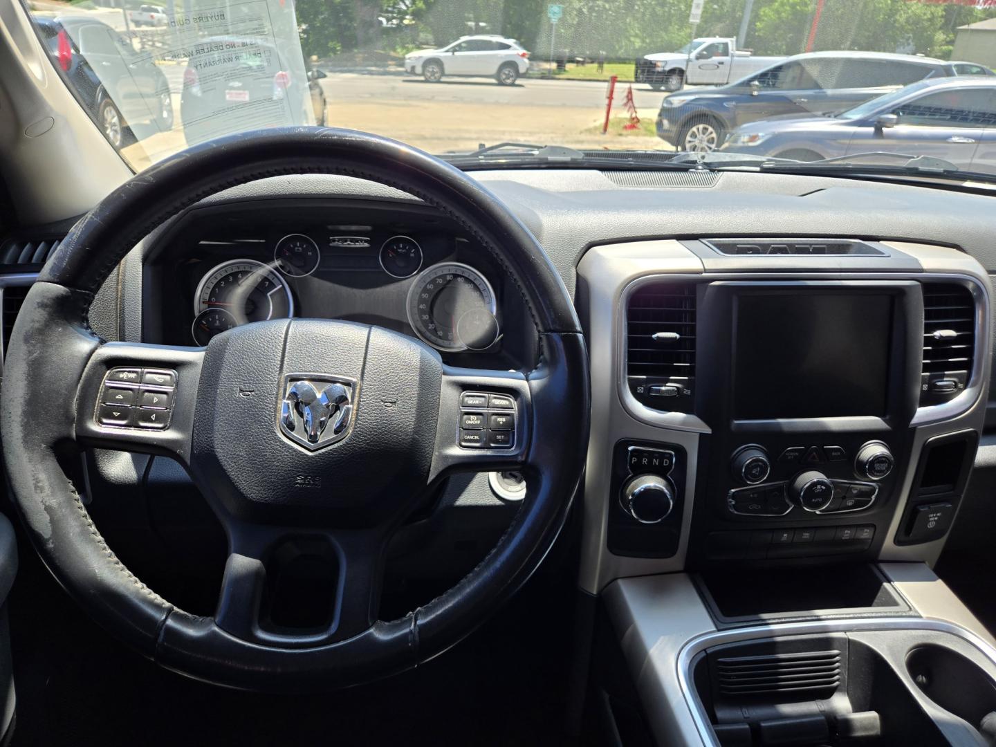 2017 Black RAM 1500 SLT Crew Cab SWB 2WD (3C6RR6LT3HG) with an 5.7L V8 OHV 16V engine, 8A transmission, located at 503 West Court, Seguin, TX, 78155, (830) 379-3373, 29.568621, -97.969803 - 2017 RAM 1500 SLT Crew Cab 2WD with a 5.7L V8 OHV 16V, Automatic, Tilt, Cruise, AM/FM Touchscreen Stereo, Power Windows, Locks, Seat and Side Mirrors, Bluetooth, Dual Climate Control, Running Boards, Tinted Windows, Backup Camera, Bumper Sensors, Trailer Towing and more!! - Photo#5