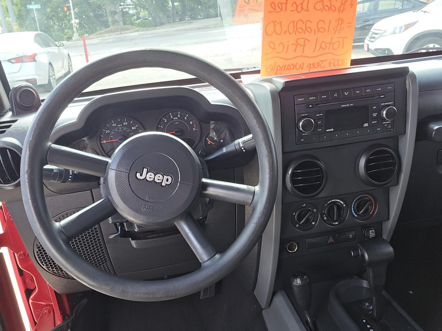 2007 RED Jeep Wrangler X (1J4FA24107L) with an 3.8L V6 OHV 12V engine, Automatic transmission, located at 503 West Court, Seguin, TX, 78155, (830) 379-3373, 29.568621, -97.969803- Photo#5