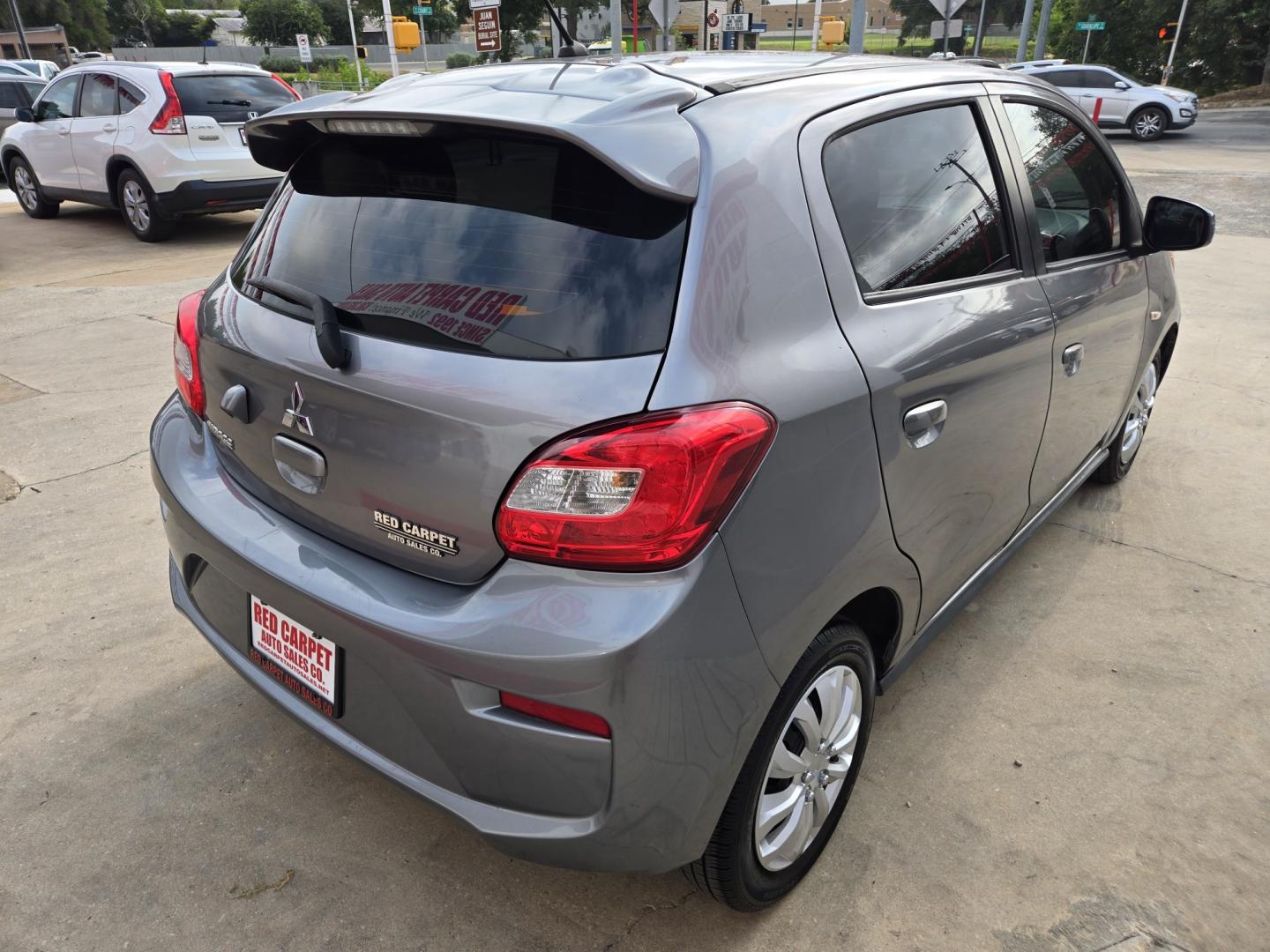 2020 GRAY Mitsubishi Mirage ES 5M (ML32A3HJXLH) with an 1.2L L3 DOHC engine, Automatic transmission, located at 503 West Court, Seguin, TX, 78155, (830) 379-3373, 29.568621, -97.969803 - 2020 Mitsubishi Mirage ES with a 1.2L L3 DOHC, Automatic, Tilt, Cruise, AM/FM Touchscreen Stereo, Power Windows, Locks and Side Mirrors, Bluetooth, Tinted Windows, Rear Wiper, Rear Defrosters and more!!- Photo#2