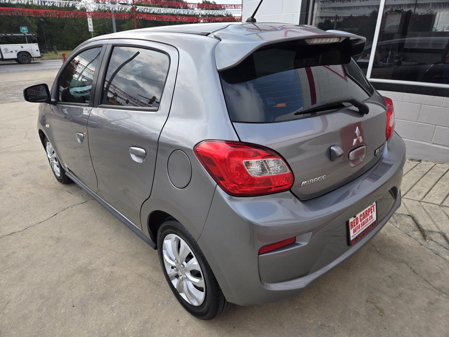 2020 GRAY Mitsubishi Mirage ES 5M (ML32A3HJXLH) with an 1.2L L3 DOHC engine, Automatic transmission, located at 503 West Court, Seguin, TX, 78155, (830) 379-3373, 29.568621, -97.969803 - 2020 Mitsubishi Mirage ES with a 1.2L L3 DOHC, Automatic, Tilt, Cruise, AM/FM Touchscreen Stereo, Power Windows, Locks and Side Mirrors, Bluetooth, Tinted Windows, Rear Wiper, Rear Defrosters and more!!- Photo#3