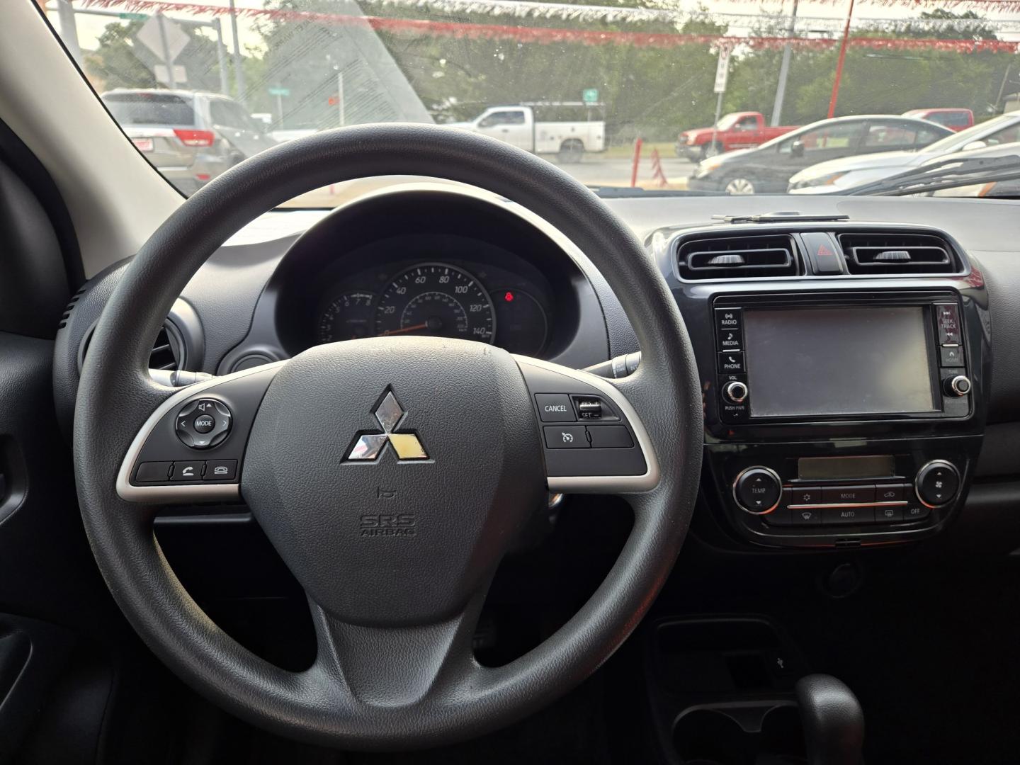 2020 GRAY Mitsubishi Mirage ES 5M (ML32A3HJXLH) with an 1.2L L3 DOHC engine, Automatic transmission, located at 503 West Court, Seguin, TX, 78155, (830) 379-3373, 29.568621, -97.969803 - 2020 Mitsubishi Mirage ES with a 1.2L L3 DOHC, Automatic, Tilt, Cruise, AM/FM Touchscreen Stereo, Power Windows, Locks and Side Mirrors, Bluetooth, Tinted Windows, Rear Wiper, Rear Defrosters and more!!- Photo#5