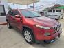 2015 RED Jeep Cherokee Limited FWD (1C4PJLDS4FW) with an 3.2L V6 DOHC 24V engine, 9A transmission, located at 503 West Court, Seguin, TX, 78155, (830) 379-3373, 29.568621, -97.969803 - 2015 Jeep Cherokee Limited FWD with a 3.2L V6 DOHC 24V, Automatic, Tilt, Cruise, AM/FM/AUX Touchscreen Stereo, Power Windows, Locks, Seat and Side Mirrors, Bluetooth, Leather Seating, Dual Climate Control, Rear A/C, Power Sunroof, Power Rear Hatch, Alloy Wheels, Backup Camera, Bumper Sensors, Rear W- Photo#1