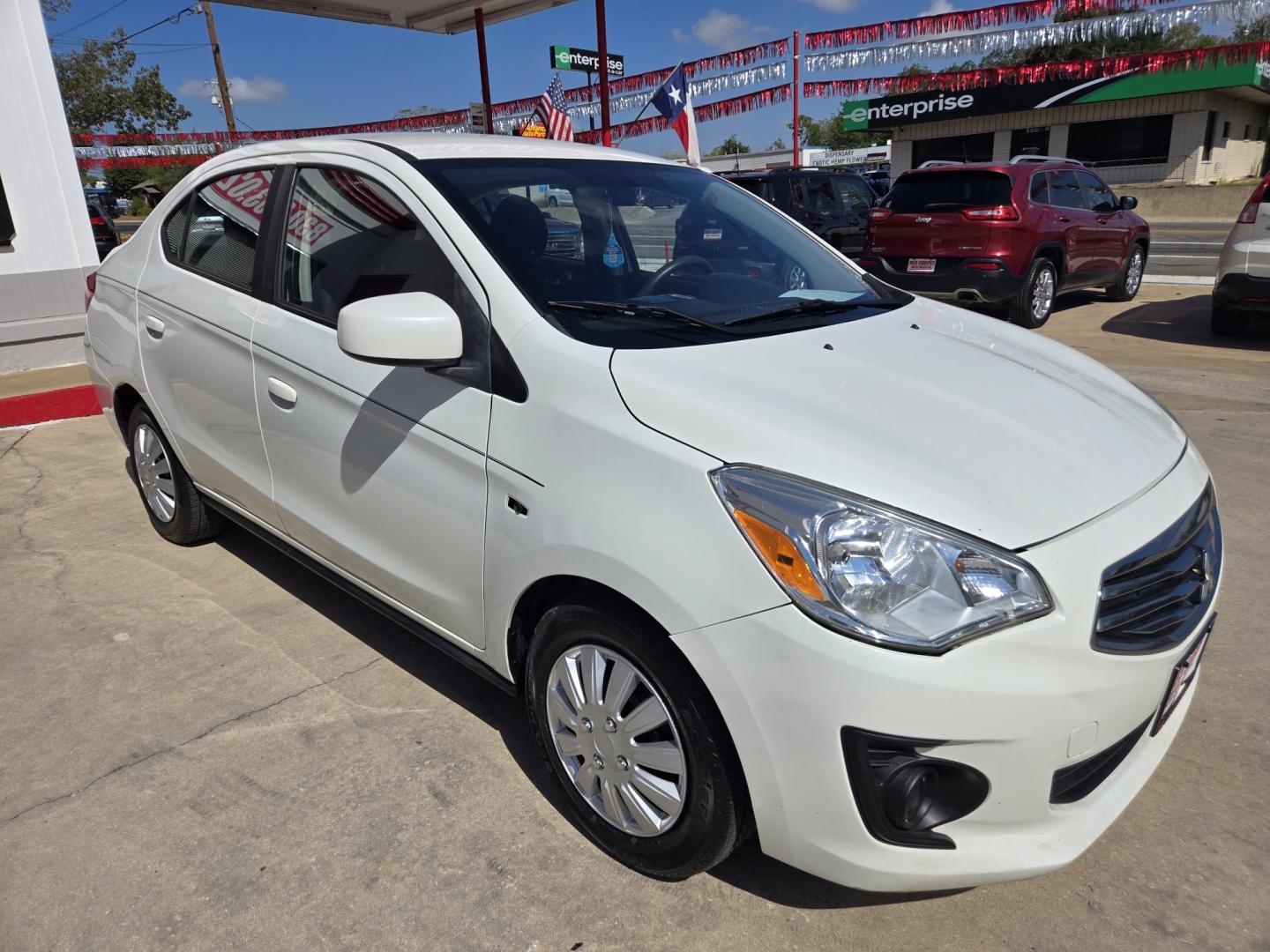 2019 WHITE Mitsubishi Mirage G4 ES 5M (ML32F3FJ7KH) with an 1.2L L3 DOHC engine, Automatic transmission, located at 503 West Court, Seguin, TX, 78155, (830) 379-3373, 29.568621, -97.969803 - 2019 Mitsubishi Mirage G4 ES with a 1.2L L3 DOHC, Automatic, Tilt, Cruise, AM/FM Touchscreen Stereo, Power Windows, Locks and Side Mirrors, Bluetooth, Backup Camera, Rear Defroster and more!!- Photo#1