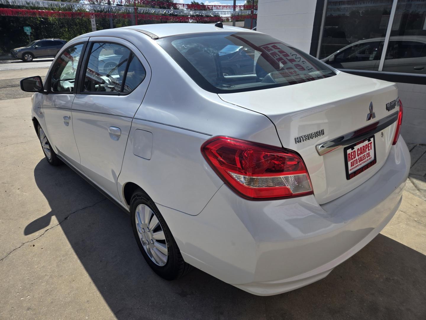 2019 WHITE Mitsubishi Mirage G4 ES 5M (ML32F3FJ7KH) with an 1.2L L3 DOHC engine, Automatic transmission, located at 503 West Court, Seguin, TX, 78155, (830) 379-3373, 29.568621, -97.969803 - 2019 Mitsubishi Mirage G4 ES with a 1.2L L3 DOHC, Automatic, Tilt, Cruise, AM/FM Touchscreen Stereo, Power Windows, Locks and Side Mirrors, Bluetooth, Backup Camera, Rear Defroster and more!!- Photo#3