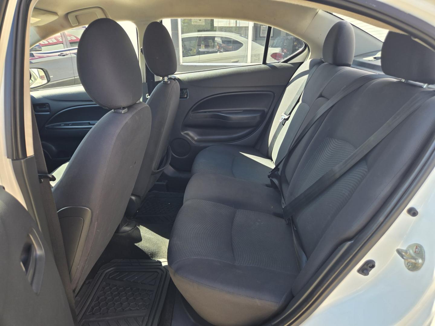 2019 WHITE Mitsubishi Mirage G4 ES 5M (ML32F3FJ7KH) with an 1.2L L3 DOHC engine, Automatic transmission, located at 503 West Court, Seguin, TX, 78155, (830) 379-3373, 29.568621, -97.969803 - 2019 Mitsubishi Mirage G4 ES with a 1.2L L3 DOHC, Automatic, Tilt, Cruise, AM/FM Touchscreen Stereo, Power Windows, Locks and Side Mirrors, Bluetooth, Backup Camera, Rear Defroster and more!!- Photo#6