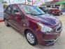 2020 Maroon Mitsubishi Mirage ES 5M (ML32A3HJ6LH) with an 1.2L L3 DOHC engine, Automatic transmission, located at 503 West Court, Seguin, TX, 78155, (830) 379-3373, 29.568621, -97.969803 - 2020 Mitsubishi Mirage ES with a 1.2L L3 DOHC, Automatic, Tilt, Cruise, AM/FM Touchscreen Stereo, Power Windows, Locks and Side Mirrors, Bluetooth, Backup Camera, Rear Wiper, Rear Defroster and more!!- Photo#1