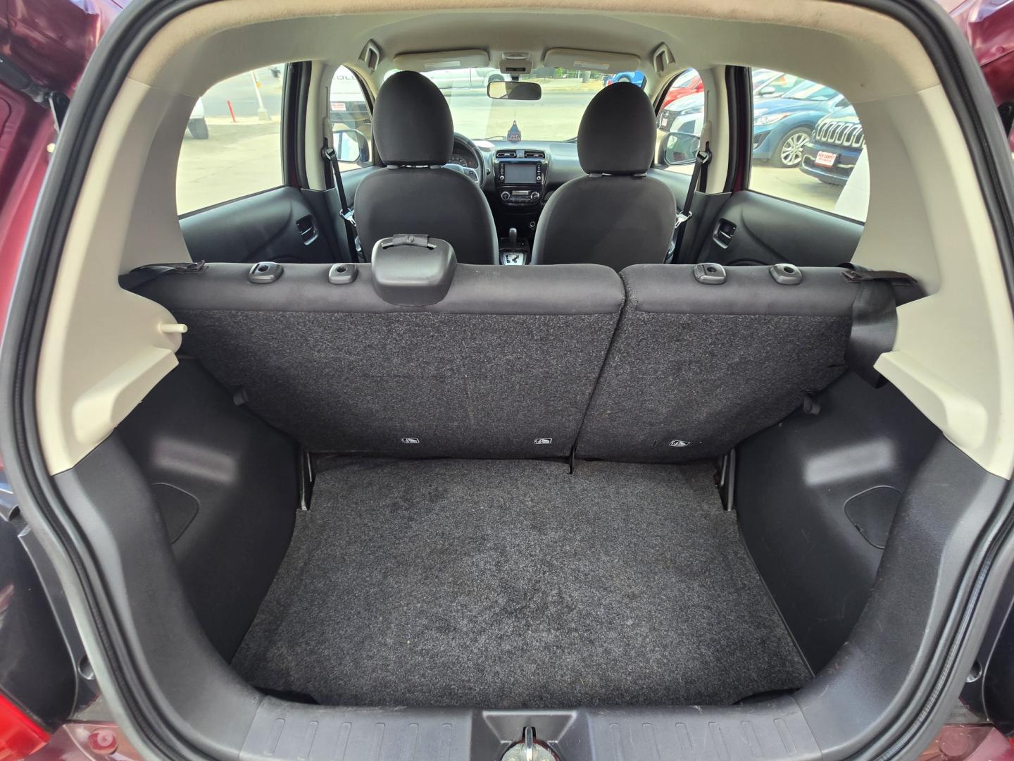 2020 Maroon Mitsubishi Mirage ES 5M (ML32A3HJ6LH) with an 1.2L L3 DOHC engine, Automatic transmission, located at 503 West Court, Seguin, TX, 78155, (830) 379-3373, 29.568621, -97.969803 - 2020 Mitsubishi Mirage ES with a 1.2L L3 DOHC, Automatic, Tilt, Cruise, AM/FM Touchscreen Stereo, Power Windows, Locks and Side Mirrors, Bluetooth, Backup Camera, Rear Wiper, Rear Defroster and more!!- Photo#7