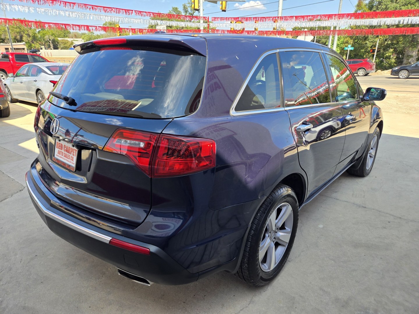 2013 BLUE Acura MDX 6-Spd AT w/Tech Package (2HNYD2H37DH) with an 3.5L V6 SOHC 24V engine, 6-Speed Automatic transmission, located at 503 West Court, Seguin, TX, 78155, (830) 379-3373, 29.568621, -97.969803- Photo#2